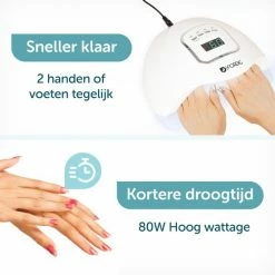 ForDig 80W Professionele Nageldroger Voor Gel Nagels - Nagellak Droger Met UV LED Lamp En Timer Voor Gelnagels - Nageldrogerlamp Met 45 LED Lampjes Voor Nagel Gellak - Geschikt Voor Manicure En Pedicure - Nagellakdroger Hard Gelpolish Builder 12 ForDig 80W Professionele Nageldroger Voor Gel Nagels - Nagellak Droger Met UV LED Lamp En Timer Voor Gelnagels - Nageldrogerlamp Met 45 LED Lampjes Voor Nagel Gellak - Geschikt Voor Manicure En Pedicure - Nagellakdroger Hard Gelpolish Builder -Lanaform Shop 550x550 193