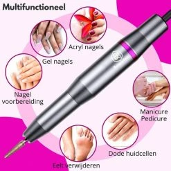 Beeperfect? Elektrische Nagelvijl - Nagelfrees - Manicure En Pedicure Set - 11 Bitjes En 60 Schuurrolletjes - 4 Extra Accessoires -Lanaform Shop 550x550 22
