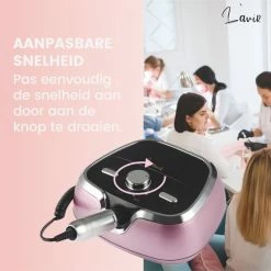 L'avir Nagelfrees Complete Set - 35000 RPM - Elektrische Nagelvijl - Manicure & Pedicure -Lanaform Shop 550x550 228