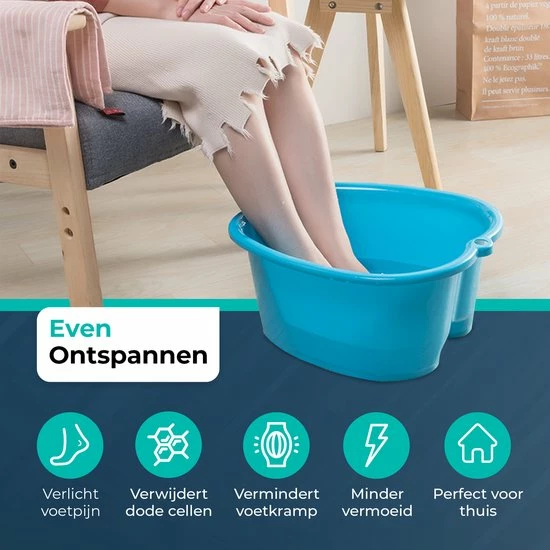 BUDDLEY® Voetenbaden Voor Voetenbad Producten Pedicure Zwembad Voetbad Geschikt Voor Voetenbadzout En Voetenbadproducten Voetbadje Als Teil Kunststof Voetenbad Ontspan Je Voeten 6 BUDDLEY® Voetenbaden Voor Voetenbad Producten Pedicure Zwembad Voetbad Geschikt Voor Voetenbadzout En Voetenbadproducten Voetbadje Als Teil Kunststof Voetenbad Ontspan Je Voeten - Image 4