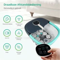 Dreaver Voetenbad - Automatische Massage - Opvouwbaar - 12L - Verwarming Tot 48°C - Black Friday 2022 -Lanaform Shop 550x550