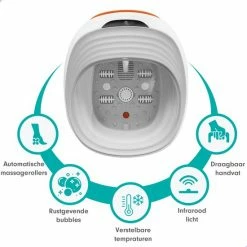 RECURES Voetenbad - Voetmassage Apparaat - Opvouwbaar Bad - Voetbad - Voetenbadje - Voetenbad Met Massage - Black Friday 2022 -Lanaform Shop 550x550 262