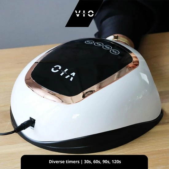 Vio Products VIO V1 Nageldroger Voor Gellak Met 2M Lang Snoer - Manicure En Pedicure - Krachtige 168 Watt UV Lampen - Nagelstudio 4 Vio Products VIO V1 Nageldroger Voor Gellak Met 2M Lang Snoer - Manicure En Pedicure - Krachtige 168 Watt UV Lampen - Nagelstudio - Image 2