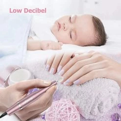 ByPi Elektrische Nagelvijl - Manicure Set - Pedicure Set - Pedicure Apparaat - Gel Nagels - Acryl Nagels - Nagelvijlen - Nagelfrees - Elektrische Vijlen - Roze -Lanaform Shop 550x550 315