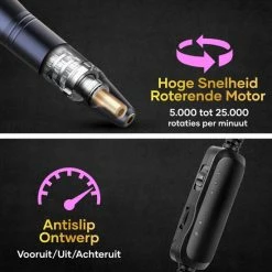 MoreWomen® - Nagelfrees - Elektrische Nagelvijl - Nagelfrees Elektrisch - Manicure Set - 11 Bitjes -Lanaform Shop 550x550 397