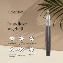 NOIRIEUX? - Elektrische Nagelvijl - 11 Nagelfrees Bitjes - Nagelfrees - DRAADLOOS - Nagelvijl - Nagelvijl Electrisch - Manicure / Pedicure -Lanaform Shop 550x550 477