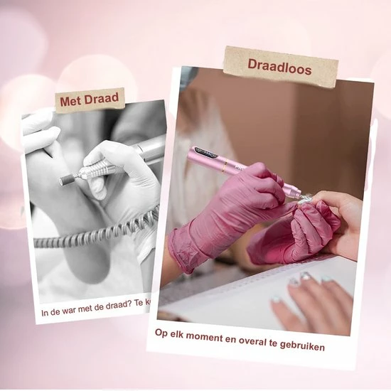 ProductPlanet Premium Draadloze Elektrische Nagelvijl Set 2022 - Nagelvijl Electrisch - Manicure En Pedicure Set - Electrische Nagelvijl - 60 Schuurrolletjes - 5 NagelFrees Bitjes - Grijs 8 ProductPlanet Premium Draadloze Elektrische Nagelvijl Set 2022 - Nagelvijl Electrisch - Manicure En Pedicure Set - Electrische Nagelvijl - 60 Schuurrolletjes - 5 NagelFrees Bitjes - Grijs - Image 6