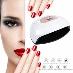 Nageldroger - SUN X8 Max - UV LED Lamp Nagels - 57 LED - Nagel - UV - LED Lamp - Nagellamp - Nail Dryer - Nagels - Salon - Professioneel - 2 Handen - 180 Watt - Model 2021 -Lanaform Shop 550x550 506