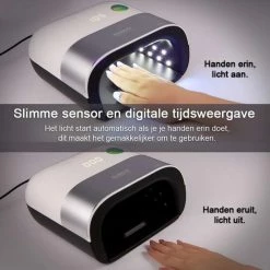 SunUV NAGELLAMP - Professionele Nageldroger - 48 Watt - LED UV Nagellamp - Gel Nagellak - 36 LEDlampjes - SMART Sensor ? Timer - Nagel Gellak - Wit/Zilver 11 SunUV NAGELLAMP - Professionele Nageldroger - 48 Watt - LED UV Nagellamp - Gel Nagellak - 36 LEDlampjes - SMART Sensor ? Timer - Nagel Gellak - Wit/Zilver -Lanaform Shop 550x550 527