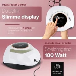 Vivid Green UV Lamp Gelnagels - Led Nagellamp - Gellak Nagel Lamp - Nageldroger - Naggellak Droger - Nagels - 180W -Lanaform Shop 550x550 543