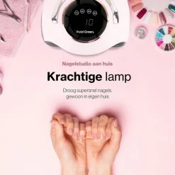 Vivid Green UV Lamp Gelnagels - Led Nagellamp - Gellak Nagel Lamp - Nageldroger - Naggellak Droger - Nagels - 180W -Lanaform Shop 550x550 547