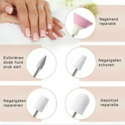 Beauby - Elektrische Nagelvijl - Nagelfrees - Manicure Set - Pedicure Professioneel - Draadloos - Nail - Beauty -Lanaform Shop 550x550 568