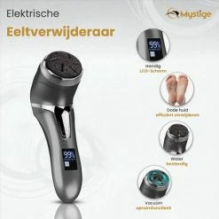 Mystige Elektrische Eelt Verwijderaar INCLUSIEF Voetvijl + 3 Rollen - Pedicure Apparaat - LCD-Scherm & Oplaadbaar - Eelt Vijl 12 Mystige Elektrische Eelt Verwijderaar INCLUSIEF Voetvijl + 3 Rollen - Pedicure Apparaat - LCD-Scherm & Oplaadbaar - Eelt Vijl -Lanaform Shop 550x550 572