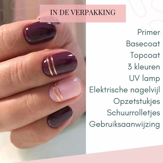 NOIRIEUX? Gellak Starterspakket - Gellak - Gellak Set - 3 Top Kleuren Gellak Nagellak - UV Led Lamp - Elektrische Nagelvijl - Manicure Set - Nagellak Set 9 NOIRIEUX? Gellak Starterspakket - Gellak - Gellak Set - 3 Top Kleuren Gellak Nagellak - UV Led Lamp - Elektrische Nagelvijl - Manicure Set - Nagellak Set - Image 7