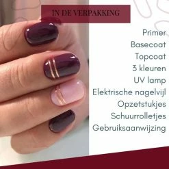 NOIRIEUX? Gellak Starterspakket - Gellak - Gellak Set - KERST EDITIE Kleuren - Gellak Nagellak - UV Led Lamp - Elektrische Nagelvijl - Manicure Set - Nagellak Set-cadeau Voor De Vrouw -Lanaform Shop 550x550 637