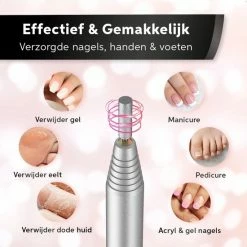 Living Nine Elektrische Nagelfrees - 11 Nagelvijl Bitjes En 18 Schuurrolletjes - Nagelvijl -Lanaform Shop 550x550 72