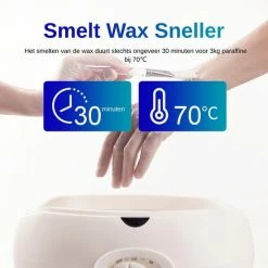 Faseras Paraffinebad - Voor Handen/Voeten - Wit 15 Faseras Paraffinebad - Voor Handen/Voeten - Wit -Lanaform Shop 550x550 745