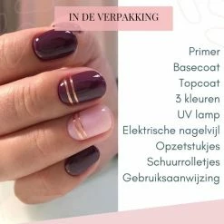 NOIRIEUX® Gellak Starterspakket - Gellak - Gellak Set - 3 Top Kleuren Gellak Nagellak - UV Led Lamp - Elektrische Nagelvijl - Manicure Set - Nagellak Set -Lanaform Shop 550x550 766