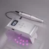 CACCIO? NAILS 2 In 1 Nagelfrees UV/LED Lamp-Silver Oplaadbare/Draadloze Nagelfrees- Nagelfrees - Manicure/pedicure Voeten En Handen-Acrylnagels-Gelnagels-UV/LED Lamp/Nail Drill Machine - 35000 RPM - Inclusief 6 Bitjes - Hoge Kwaliteit - Nagelstudio - Professioneel