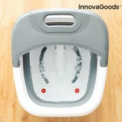 Innovagoods Opvouwbaar Voetenbad - Inklapbaar - Infraroodwarmte - Elektrisch - Trillingsbellen - Bubbels - Voetspa - Pedicure Bad - Voetenspa - Makkelijk Opbergbaar - Ontspanning - 450W