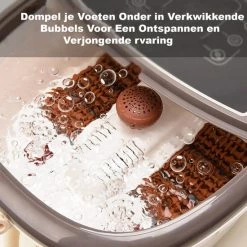 SmartImprove - Voetenbad -Massageapparaat - Met Snelle Verwarming - Automatische Massage - En - Krachtige Bubbel - Jets - Gemotoriseerd - Shiatsu - Massagerollers - Pedicure - Voor Vermoeide Voeten - Instelbare Tijd - En - Temperatuur -Lanaform Shop 550x550 917