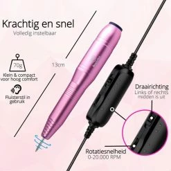 Beeperfect? Elektrische Nagelvijl - Nagelfrees - Manicure En Pedicure Set - 11 Bitjes En 60 Schuurrolletjes - 4 Extra Accessoires -Lanaform Shop 550x550 92