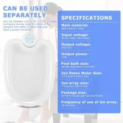 Merkloos Elektrisch Massage Voetenbad - Luxe Voeten Spa - Vibratie En Bubbel - Voetbad Massage -Lanaform Shop 550x550 946