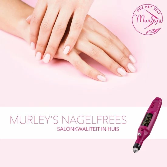 MURLEY'S Elektrische Nagelfrees Beginners - 20.000 Toeren - Incl. 6 Bitjes En 6 Schuurrolletjes - Manicure & Pedicure Set 9 MURLEY'S Elektrische Nagelfrees Beginners - 20.000 Toeren - Incl. 6 Bitjes En 6 Schuurrolletjes - Manicure & Pedicure Set - Image 7