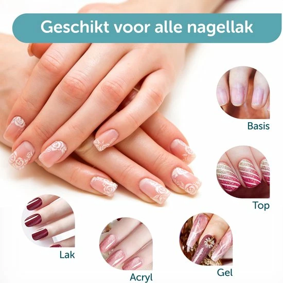 ForDig 80W Professionele Nageldroger Voor Gel Nagels - Nagellak Droger Met UV LED Lamp En Timer Voor Gelnagels - Nageldrogerlamp Met 45 LED Lampjes Voor Nagel Gellak - Geschikt Voor Manicure En Pedicure - Nagellakdroger Hard Gelpolish Builder 4 ForDig 80W Professionele Nageldroger Voor Gel Nagels - Nagellak Droger Met UV LED Lamp En Timer Voor Gelnagels - Nageldrogerlamp Met 45 LED Lampjes Voor Nagel Gellak - Geschikt Voor Manicure En Pedicure - Nagellakdroger Hard Gelpolish Builder - Image 2