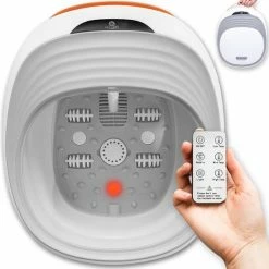 RECURES Voetenbad - Voetmassage Apparaat - Opvouwbaar Bad - Voetbad - Voetenbadje - Voetenbad Met Massage - Black Friday 2022