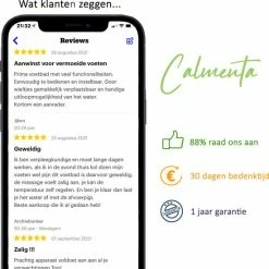 Calmenta® XXL Voetenbad - 12L - Automatisch Wielmassage - Infrarood - Tot 48°C - Voetbad Massage - Voetmassage - Shiatsu - Black Friday 2022 Deals -Lanaform Shop 550x553