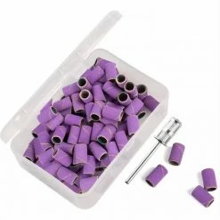 Merkloos Schuurrolletjes Nagelfrees - 180 Grit - 100 Stuks - Schuurrolletjes - Schuurrolletjes 180 - Schuurrol - Schuurrollen - Schuurrolletjes 180 - Schuurrollen 180 Grit - Schuurhulzen - Mandrel Bitje - Mandrel - Sanding Bands Nagels - Sanding Bands Nails -Lanaform Shop 550x554 18