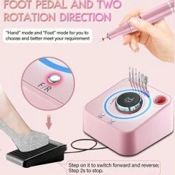 CACCIO? NAILS 2022 Wit Pro Master Nagelfrees - 40.000 RPM - Licht Gewicht Technologie - Inclusief 6 Bitjes Doosje - 36 Schuurrolletjes - Manicure/Pedicure Voeten En Handen - Hoge Kwaliteit - Nieuw Technologie- Professioneel -Lanaform Shop 550x554 5