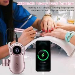 Senignol Portable Elektrische Nagelfrees 35000 RPM Voor Manicure En Pedicure -Lanaform Shop 550x555 7
