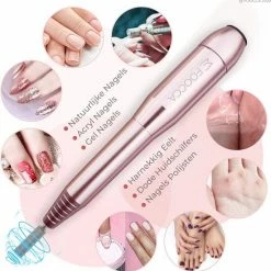 FOOCCA Nagelfrees - 11 Bitjes En 58 Schuurrolletjes - Elektrische Nagelvijl - Eelt Verwijderaar - Manicure Apparaat - Pedicure Set - Extra Lange Kabel 17 FOOCCA Nagelfrees - 11 Bitjes En 58 Schuurrolletjes - Elektrische Nagelvijl - Eelt Verwijderaar - Manicure Apparaat - Pedicure Set - Extra Lange Kabel -Lanaform Shop 550x556 2