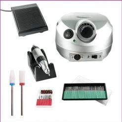 MEGA BEAUTY SHOP? Nagelfrees Zilver Incl. 38 Delige Nagelfrees Bit Set.