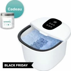 Soft & Silky - Elektrisch Massage Voetenbad - Bubbels - Verwarmd - Infrarood - 12L - Voetmassage - Voetbad - Voetroller - Voetenbad Met Massage - Eeltverwijderaar