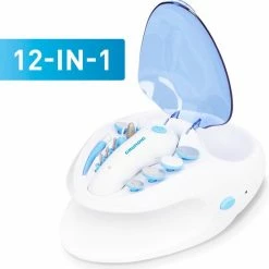 Grundig Set Voor Manicure En Pedicure - Draadloos - Handspa - Nageldroger - 12 Accessoires -Lanaform Shop 550x558 4