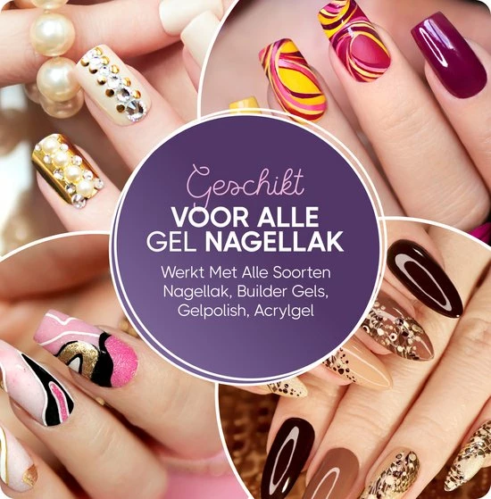 Rostem® 120W LED Nageldroger Lamp - UV Lamp - Geschikt Voor Elke Nagel Gellak - 120W 9 Rostem® 120W LED Nageldroger Lamp - UV Lamp - Geschikt Voor Elke Nagel Gellak - 120W - Image 7