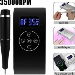 CACCIO? NAILS 2 In 1 Nagelfrees UV/LED Lamp-Zwart-Oplaadbare/Draadloze Nagelfrees-Nagelfrees- Manicure/pedicure Voeten En Handen-Acrylnagels-Gelnagels-UV/LED Lamp/Nail Drill Machine - 35000 RPM - Inclusief 6 Bitjes - Hoge Kwaliteit - Nagelstudio - Professioneel 11 CACCIO? NAILS 2 In 1 Nagelfrees UV/LED Lamp-Zwart-Oplaadbare/Draadloze Nagelfrees-Nagelfrees- Manicure/pedicure Voeten En Handen-Acrylnagels-Gelnagels-UV/LED Lamp/Nail Drill Machine - 35000 RPM - Inclusief 6 Bitjes - Hoge Kwaliteit - Nagelstudio - Professioneel -Lanaform Shop 550x561 9