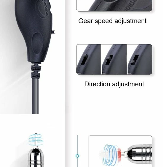 CACCIO® NAILS 40000 RPM Nagelfrees - Sterke Nagelfrees - Lage Trillingen - Nagels - Lage Geluid - Gelnagels - Acrylnagels - Manicure/Pedicure Handen En Voeten - Inclusief 6 Bitjes - Nail Drill Machine - Nagelfrees Nagelstudio - Professioneel 5 CACCIO® NAILS 40000 RPM Nagelfrees - Sterke Nagelfrees - Lage Trillingen - Nagels - Lage Geluid - Gelnagels - Acrylnagels - Manicure/Pedicure Handen En Voeten - Inclusief 6 Bitjes - Nail Drill Machine - Nagelfrees Nagelstudio - Professioneel - Image 3