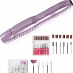 ByPi Elektrische Nagelvijl - Manicure Set - Pedicure Set - Pedicure Apparaat - Gel Nagels - Acryl Nagels - Nagelvijlen - Nagelfrees - Elektrische Vijlen - Roze -Lanaform Shop 550x565 2