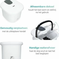 Soft & Silky - Etherisch Massage Voetenbad - Bubbel - Verwarmd - Infrarood - Voetmassage - Voetbad - Voetroller 15 Soft & Silky - Etherisch Massage Voetenbad - Bubbel - Verwarmd - Infrarood - Voetmassage - Voetbad - Voetroller -Lanaform Shop 550x569 5