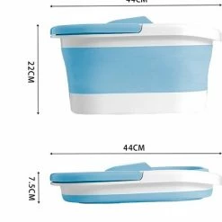 Dennepark Voetenbad - Opvouwbaar - Blauw - Opklapbaar Voetenbadje - Incl. Massagerollers - Voetmassage -Lanaform Shop 550x570 6