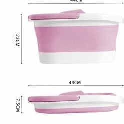 Dennepark Voetenbad - Opvouwbaar - Roze - Opklapbaar Voetenbadje - Incl. Massagerollers - Voetmassage -Lanaform Shop 550x570 8