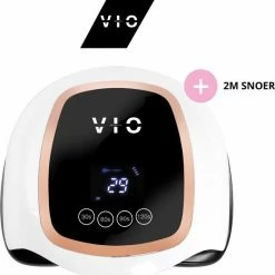 Vio Products VIO V1 Nageldroger Voor Gellak Met 2M Lang Snoer - Manicure En Pedicure - Krachtige 168 Watt UV Lampen - Nagelstudio