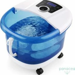 Panacea Voetenbad Met Massage Bad Met Afvoerslag Instelbare Warmte Bubbels - Automatische Voetmassage - Voetbad Met Massage - 8 Liter -Lanaform Shop 550x573 3