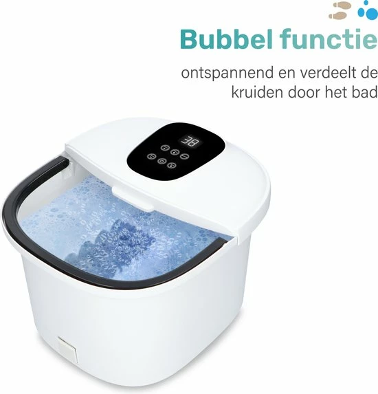 Soft & Silky - Etherisch Massage Voetenbad - Bubbel - Verwarmd - Infrarood - Voetmassage - Voetbad - Voetroller 4 Soft & Silky - Etherisch Massage Voetenbad - Bubbel - Verwarmd - Infrarood - Voetmassage - Voetbad - Voetroller - Image 2
