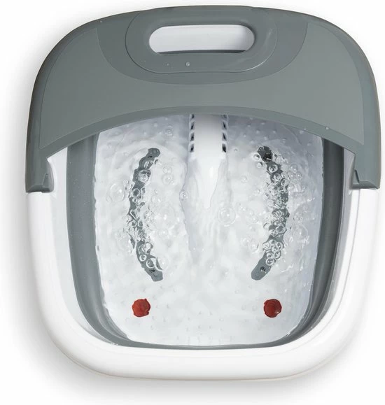 Silvergear Voetenbad Massage - 6 Liter - Bubbelfunctie - Infraroodfunctie - Voetmassage - Inklapbaar En Met Handige Hendel - Makkelijk Meenemen En Opbergen 3 Silvergear Voetenbad Massage - 6 Liter - Bubbelfunctie - Infraroodfunctie - Voetmassage - Inklapbaar En Met Handige Hendel - Makkelijk Meenemen En Opbergen