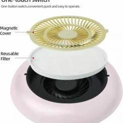 CACCIO® NAILS Victoria Nails Pro - Roze 2 In 1 Nagelfrees -Nagelafstofzuiger - Electrische Nagelvijl - Inclusief 4 Bitjes - Nagel Stofafzuiger - Acrylnagels - Gelnagels - Manicure/Pedicure Handen En Voeten - HD Touchscreen Beelscherm - Nagelboor -Lanaform Shop 550x579 9